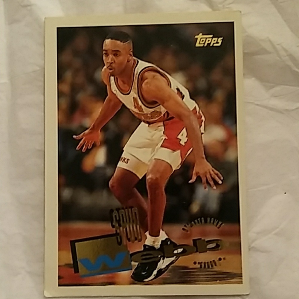Spud Webb "Topps" Classic Rare Basketball card